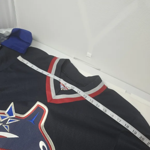 Vintage CCM Vancouver Canucks Orca Jersey Navy Men's Size Medium Made In Canada. - Picture 7 of 10